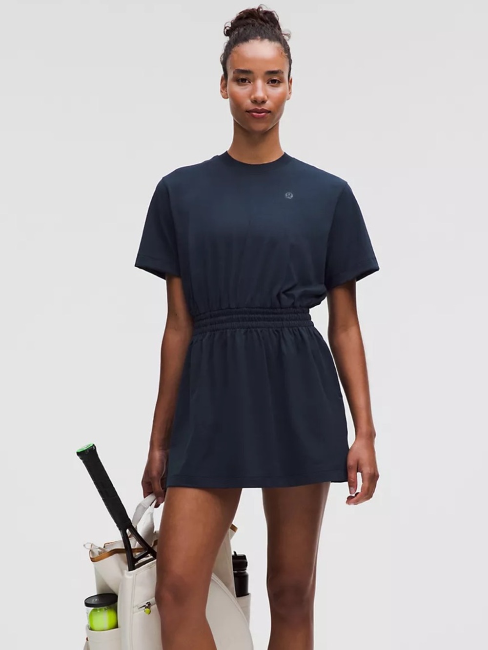 Lululemon Smocked Waist Tshirt Dress